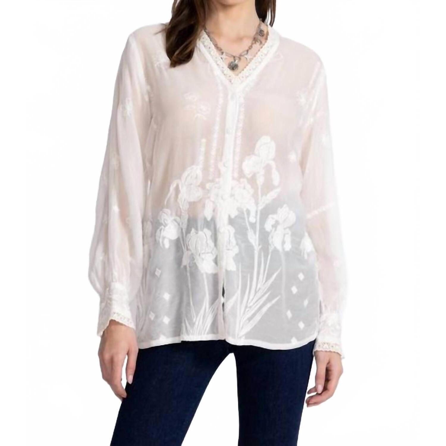 New Johnny Was De Vries Tunic In White
